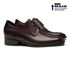 SAPATO DERBY MASCULINO SOCIAL EM COURO MARROM