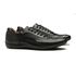 SAPATÊNIS MASCULINO CASUAL EM COURO PRETO COM CONFORTO