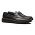 SAPATO MOCASSIM MASCULINO CASUAL EM COURO PRETO 