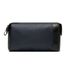 NECESSAIRE MASCULINA EM NYLON E COURO AZUL