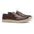 SAPATO LOAFER MASCULINO CASUAL EM COURO MARROM