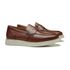 SAPATO LOAFER MASCULINO CASUAL EM COURO MARROM