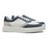 TÊNIS MASCULINO CASUAL EM COURO AZUL COM CONFORTO