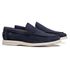 SAPATO MOCASSIM MASCULINO CASUAL EM COURO AZUL