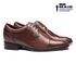 SAPATO DERBY MASCULINO SOCIAL EM COURO MARROM