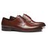  SAPATO DERBY MASCULINO SOCIAL EM COURO MARROM
