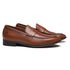  SAPATO LOAFER MASCULINO SOCIAL EM COURO MARROM COM CONFORTO