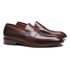  SAPATO LOAFER MASCULINO SOCIAL EM COURO MARROM COM CONFORTO