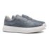 TÊNIS MASCULINO CASUAL EM COURO AZUL COM CONFORTO