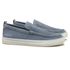  SAPATO MOCASSIM MASCULINO CASUAL EM COURO AZUL COM CONFORTO