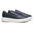 TÊNIS MASCULINO CASUAL EM COURO AZUL COM CONFORTO