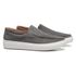 SLIP-ON PASQUALE MASCULINO CASUAL EM COURO CINZA