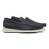 SAPATO VANONI MOCASSIM MASCULINO CASUAL EM COURO AZUL COM CONFORTO