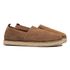 SAPATO MASCULINO ESPADRILLE CASUAL EM COURO MARROM