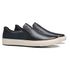 SLIP-ON MASCULINO CASUAL EM COURO AZUL