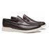 SAPATO MOCASSIM MASCULINO CASUAL EM COURO MARROM 