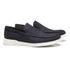 SAPATO MOCASSIM MASCULINO CASUAL EM COURO AZUL