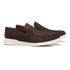 SAPATO MOCASSIM MASCULINO CASUAL EM COURO MARROM 