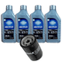 Kit Troca de Óleo 20w50 VR Lub VW Gol Voyage Parati Saveiro Santana Motor AP 1.6 1.8 2.0 8v
