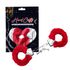 Algema em Metal Com Pelúcia Hand Cuffs SI (5268) - Vermelho