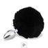 Plug de Metal P Com PomPom SI (5501) - Preto