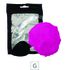 Plug de Silicone G Preto Com Pom Pom SI (8642) - Pink