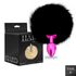 Plug de Metal PomPom Escuro Hard (HA115-ST607) - Rosa