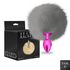 Plug de Metal PomPom Médio Hard (HA115-ST606) - Rosa