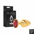 Plug de Metal P Com Pedra Variadas Hard (HA118-ST216) - Dourado