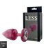 Plug de Plástico M Less Com Glitter (HA166) - Rosa