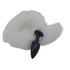 Plug de Plástico G Less Preto Com Cauda (HA170P) - Branco