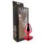 Plug Metálico Personalité Coração - (HA189) - Vermelho