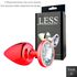 Plug de Plástico G Less Com Pedras Variadas (HA193) - Vermelho