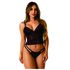 Conjunto Leila (ID1082). - Preto c/ Vermelho