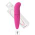 Vibrador Ponto G Linha Color Aveludado VP (PG025-ST228). - Magenta