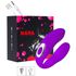Vibrador Para Casal Recarregável Nana SI (ST917) - Roxo