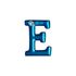 Letras Para Personalização Azul (HA180A) - E