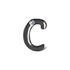 Letras Para Personalização Cromada (HA180C) - C