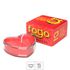 Vela Beijável Fogo da Paixão Com Glitter 20g SF (ST892-ST669) - Morango