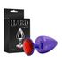 Plug de Metal M Com Pedras Variadas Hard (ST611-HA114) - Lilás
