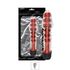 Vibrador Com Capa e Cerdas SI (5086-ST337) - Vermelho