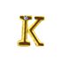 Letras Para Personalização Dourada (HA180D) - K