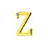 Letras Para Personalização Dourada (HA180D) - Z