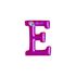 Letras Para Personalização Rosa (HA180R). - E