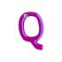 Letras Para Personalização Rosa (HA180R) - Q