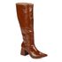 Bota Feminina Montaria Cano Longo Caramelo Lisa