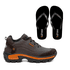  kit Tênis Desert + Chinelo Basic Unissex | Café - CA 52082