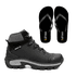 Kit Bota Atacama + Chinelo Basic Unissex | Preto - CA 52083