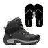  Kit Bota Patagônia + Chinelo Basic Unissex | Preto - CA 52083