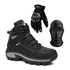 Kit Bota Motor + Luva Fit + Balaclava | Preto - C.A 52083 